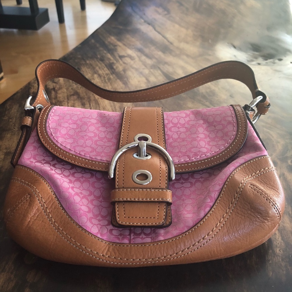 Coach small signature canvas bag